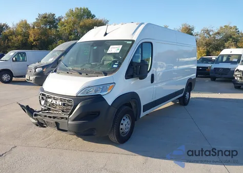 2023 Ram Promaster 2500 High Roof 159 Wb z USA, uszkodzony, nr VIN 3C6LRVDGXPE594127